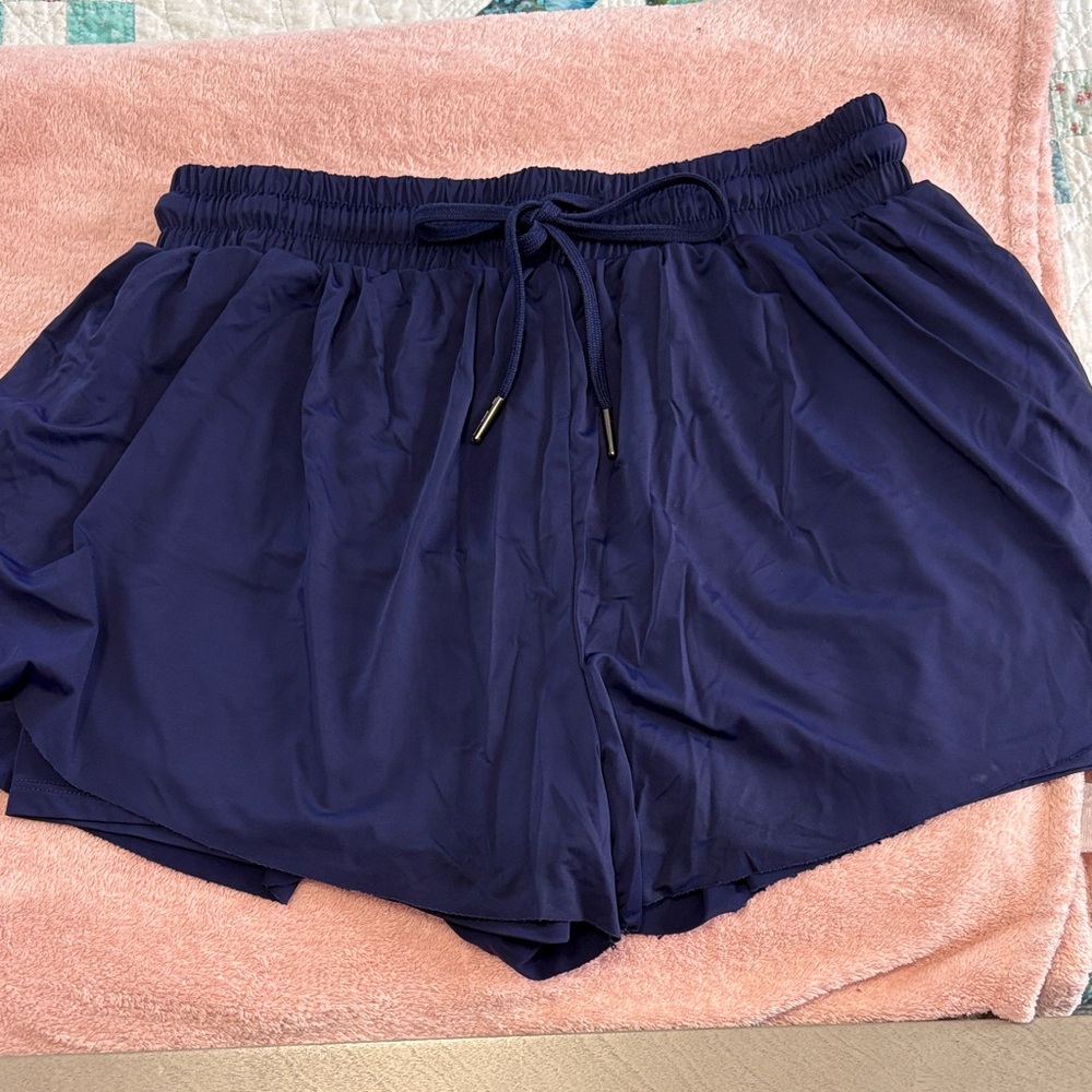 Amazon Women's Navy Athletic Shorts